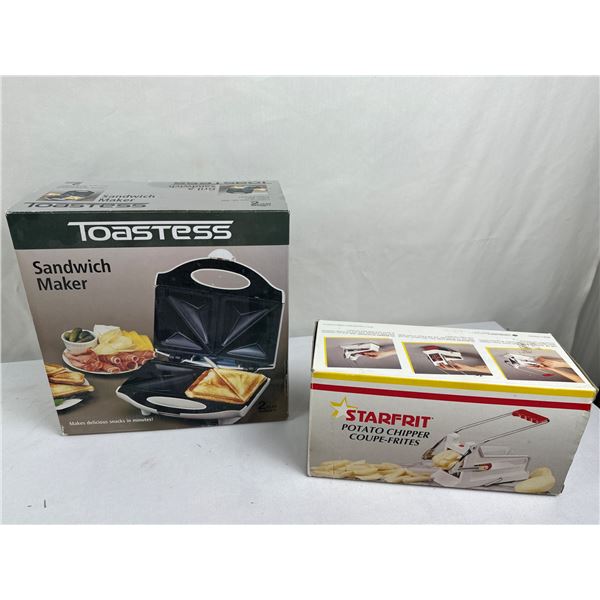 Sandwich Maker & Starfrit Potato Chipper