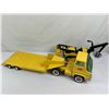 Image 1 : Tonka Tractor & Trailer With Tonka Backhoe