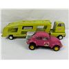 Image 1 : Tonka Plum Wild Beetle & Tonka Car Hauler