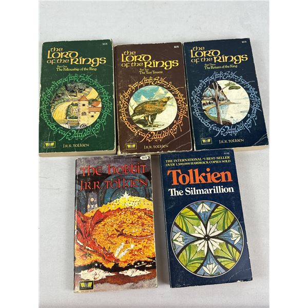 5 - Tolkein Books Vintage 1960s