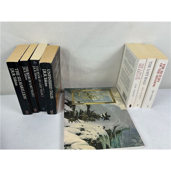8 J.R.R. Tolkien Books - Vintage