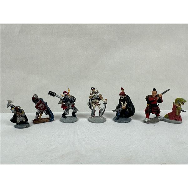 Dungeons & Dragons Vintage Hand Painted Pewter Minatures
