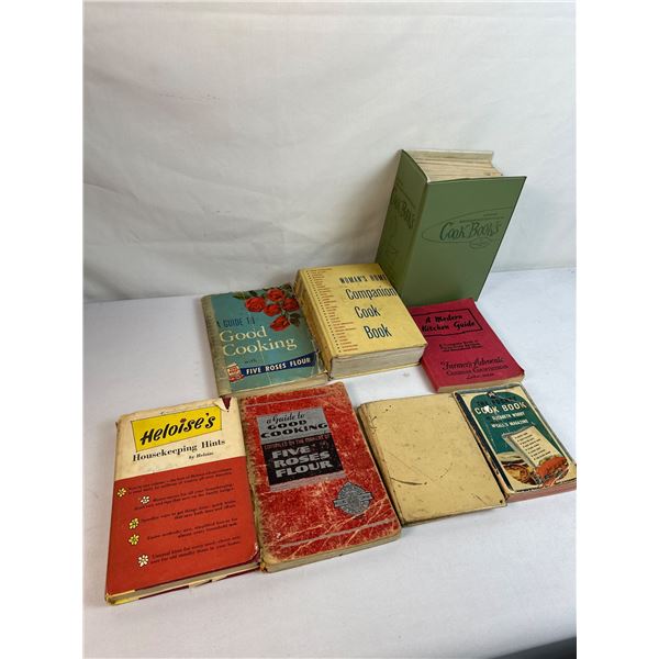 Good Housekeeping Cook Book 1958 & Womans Home 1945