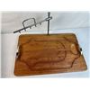 Image 2 : Vintage Wooden Carving Board with Meat Spikes