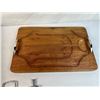Image 3 : Vintage Wooden Carving Board with Meat Spikes