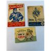 Image 1 : 1955 Canadian Football Schedule & 1959 Baseball Rules
