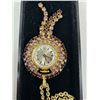 Image 3 : Vintage Gold Toned Pendant Watch Necklace