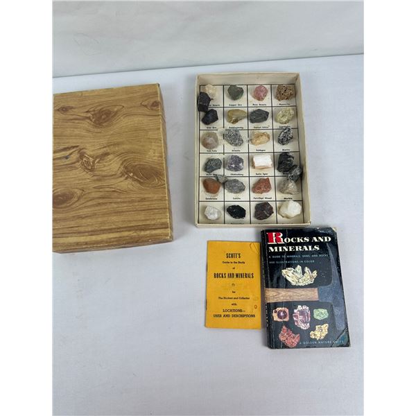 Rocks & Minerals 1955 with Books