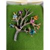 Image 2 : Vintage Gold Filled Forstner Tree Brooch