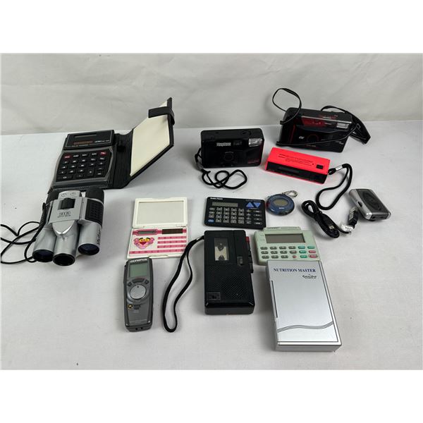 Assorted Vintage Cameras, Calculators, Binoculars & more