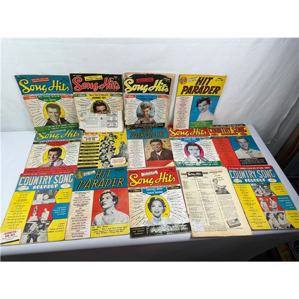 15 - 1955 Song Magazines