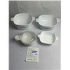 Image 2 : CorningWare Cornflower Blue set with original pamphlet