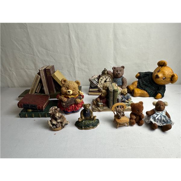 Ceramic Teddy Bear Lot