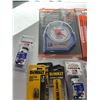 Image 2 : Tool Lot Swanson Angle Finder + Carpenter Pencils + 3 Lenox Bi-Metal Hole Saws + DeWalt Bits
