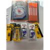 Image 3 : Tool Lot Swanson Angle Finder + Carpenter Pencils + 3 Lenox Bi-Metal Hole Saws + DeWalt Bits