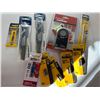 Image 1 : Tool Lot 2 Bosch Hammer Drill Bits + Specialty Angle Finder Level + Assorted Drill Bits