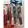Image 2 : Tool Lot 2 Bosch Hammer Drill Bits + Edura Blade + 2 Lenox Bi-Metal Hole Saws + Sharpie Markers + As