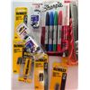 Image 3 : Tool Lot 2 Bosch Hammer Drill Bits + Edura Blade + 2 Lenox Bi-Metal Hole Saws + Sharpie Markers + As