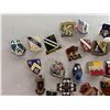 Image 2 : 30 US Army DUI Badges Pins Various Conditions Some Previously Mounted Military Insignia Lot