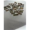 Image 1 : 32 CAD Shoulder Titles 5-6 Complete Pairs WW2 And Modern Issued Military Insignia Lot