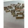 Image 2 : 32 CAD Shoulder Titles 5-6 Complete Pairs WW2 And Modern Issued Military Insignia Lot