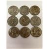 Image 2 : 9 Crowns Great Britain 1981 Charles & Diana Wedding Commemorative, 1977 Queen's Jubilee & 1965 Great