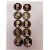Image 2 : Lot of 10x 1982 Canada Frosted Proof 50-cents from Sets, 10Pcs