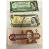 Image 1 : 3x Canadian Bank Notes - 1867-1967 $1, 1973 $1, & 1986 $2