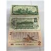 Image 2 : 3x Canadian Bank Notes - 1867-1967 $1, 1973 $1, & 1986 $2