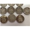Image 3 : 10 x Mixed Nickel 50 Cents (Various Dates) 10Pcs