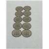 Image 2 : Lot of 10x 1982 Canada Frosted Proof 50-cents from Sets, 10Pcs