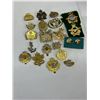 Image 1 : 20 Canadian Military Cap Collar Badges All With Lugs Good Condition Insignia Lot