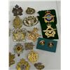 Image 2 : 20 Canadian Military Cap Collar Badges All With Lugs Good Condition Insignia Lot
