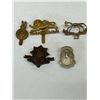 Image 1 : WW1 British Military Badge Lot – Berkshire Imperial, Kings Own, Devon Yeomanry, Worcestersh