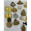 Image 2 : 21 WW2 KC Canadian Military Badge Lot – 104th Regiment & Hastings 49th Rifles Shoulder Titl