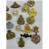 Image 3 : 21 WW2 KC Canadian Military Badge Lot – 104th Regiment & Hastings 49th Rifles Shoulder Titl