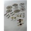 Image 1 : East German DDR NVA Badges + Shoulder Rank Strips + Engineer Badges & Rank Pips 27 Piece Lot