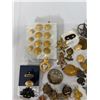 Image 2 : 50+ WW2 To Modern Military Cap & Collar Badges, Buttons & Insignia Lot
