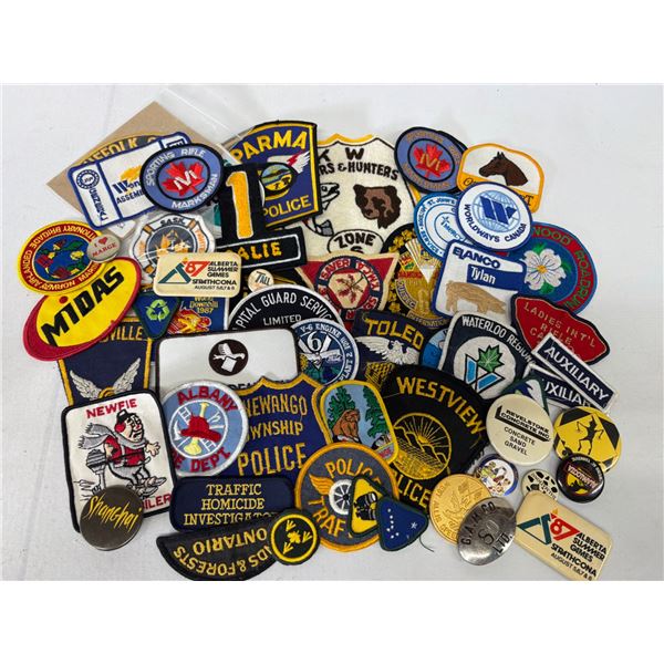50 Vintage & Modern Random Patch Lot – Assorted Patches