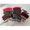 Image 1 : Canadian Military Shoulder Title Pairs – 10 Cloth + 5 Metal, 15 Complete Lot