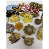 Image 2 : Military Cap Badges, Patches & Buttons – 45 Piece Lot