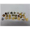 Image 1 : 25 Military Collar Badges Lot – Assorted Insignia