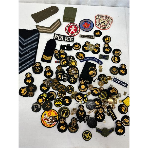 Military "Kitchen Drawer" Lot – Your Guess Is As Good As Mine, Assorted Insignia