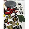 Image 3 : Canadian Forces Chevrons & Patches With Black Beret Lot