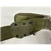 Image 3 : P51 Web Gear Waist Belt With 2 M1 Cleaning Rod Cases C6573 Army Green