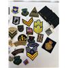 Image 3 : 45 Piece Mixed Military Lot – Patches, Shoulder Titles & A Few Badges