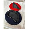 Image 2 : Royal Blue Beret & Red Beret – Military Headwear 2 Lot