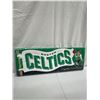 Image 1 : Boston Celtics Canvas 25" X 9" NBA Basketball Memorabilia Man Cave