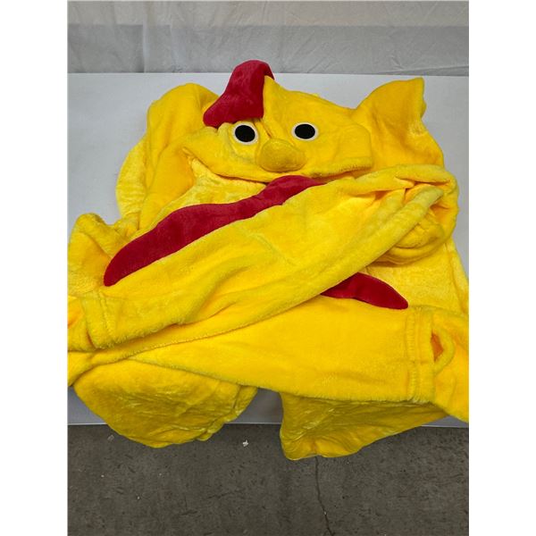XL Unisex Chicken Costume One-Piece Halloween Costume Or Pajamas
