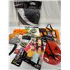 Image 1 : 10 Piece Halloween Accessory Lot – Pumpkin Beret, Hanging Laterns , Makeup + Extras, See Pi